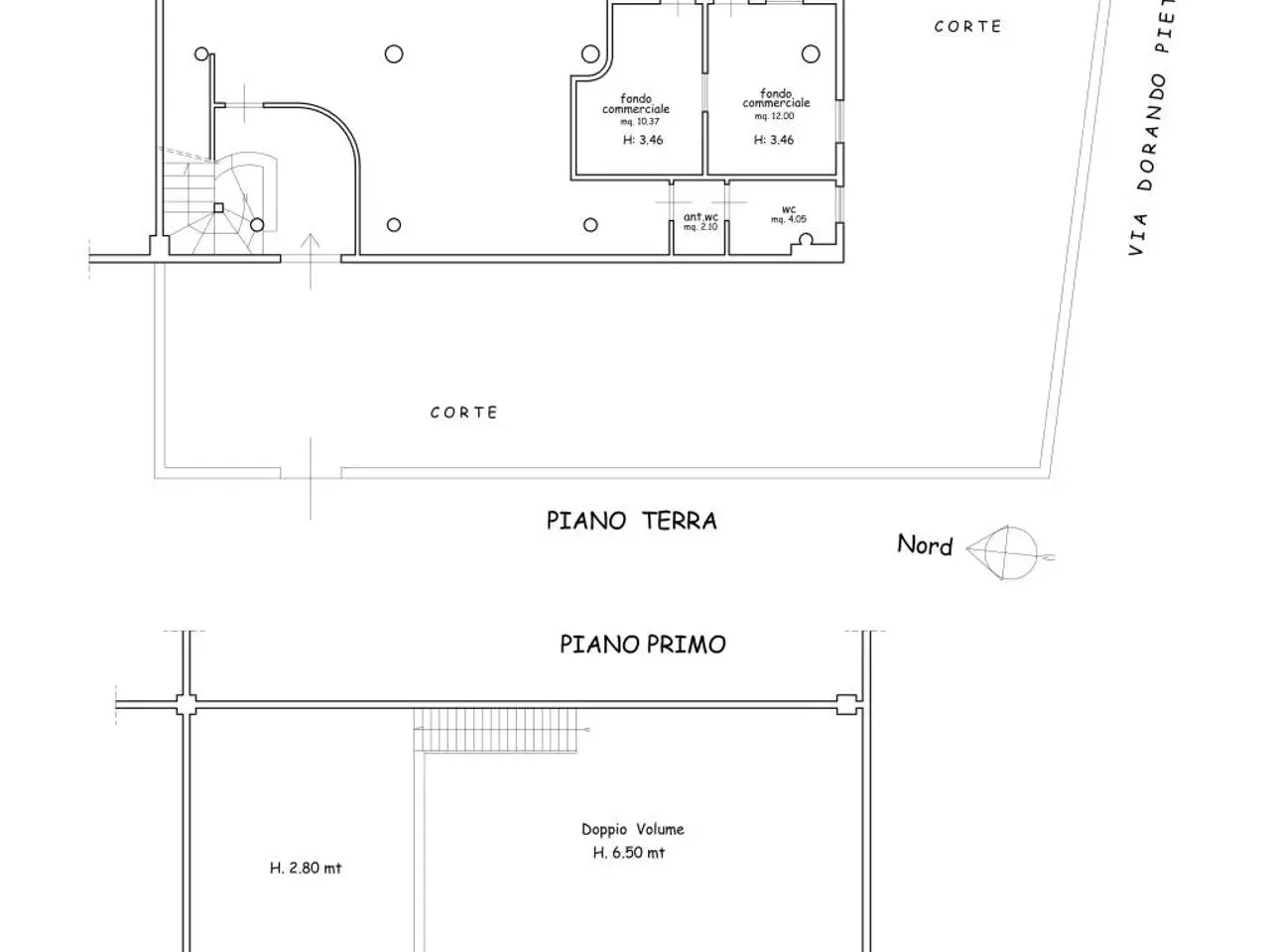 Capannone in , Cecina, {3} - Planimetria 1