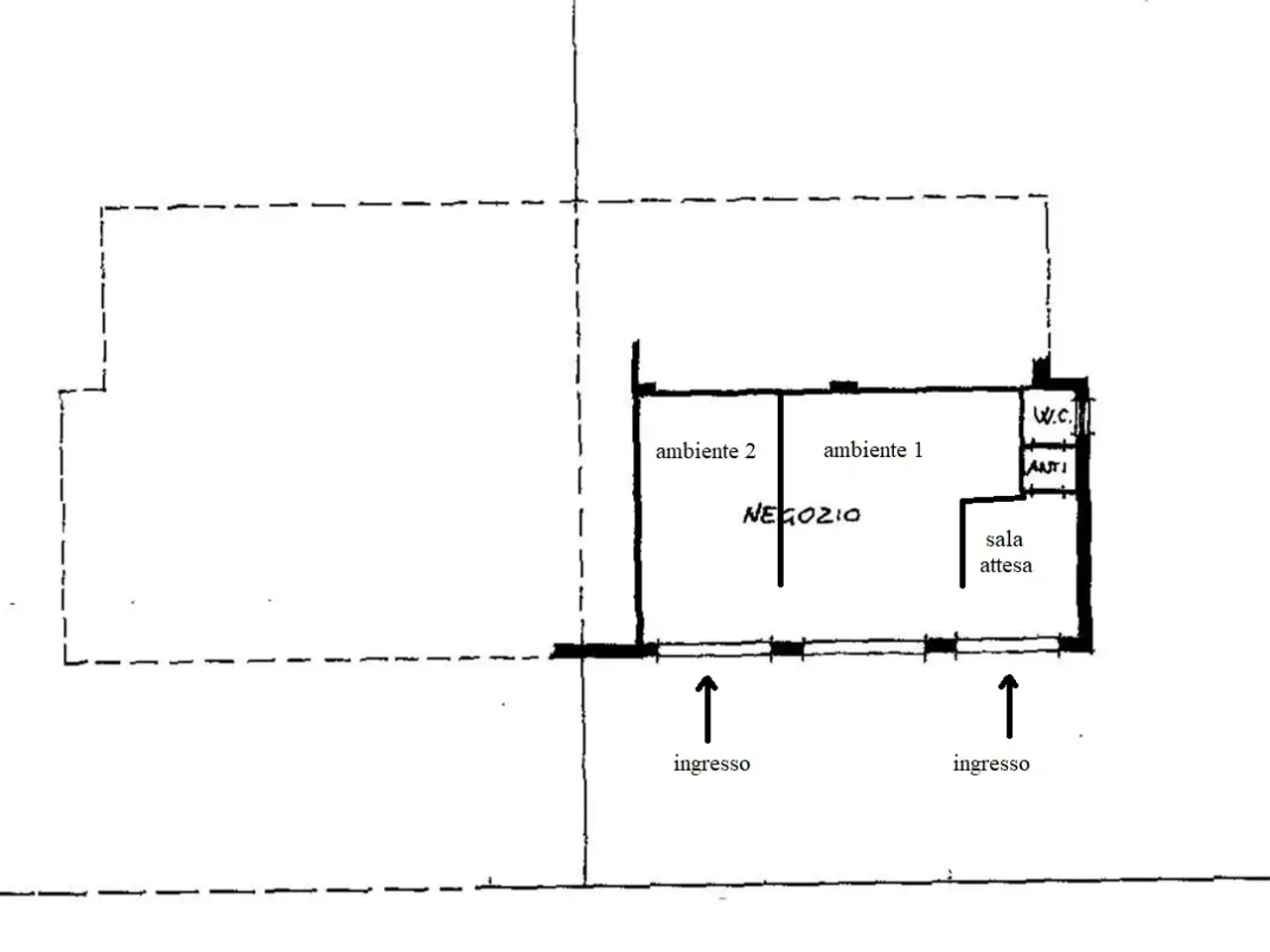 Ufficio in Viale Portofino, Riccione, {3} - Planimetria 1
