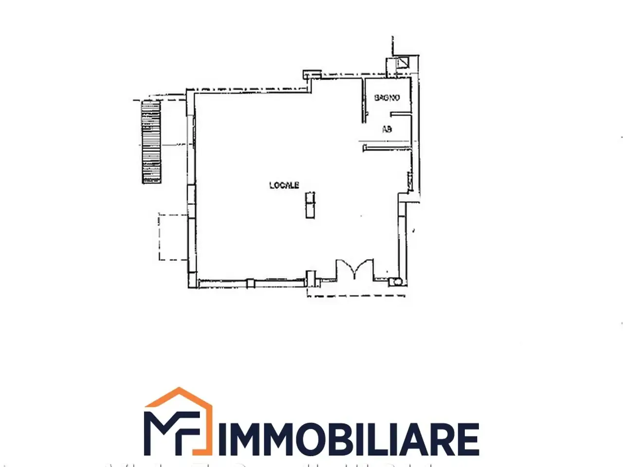 Negozio in Via Gino De Sanctis, Lecce, {3} - Planimetria 1