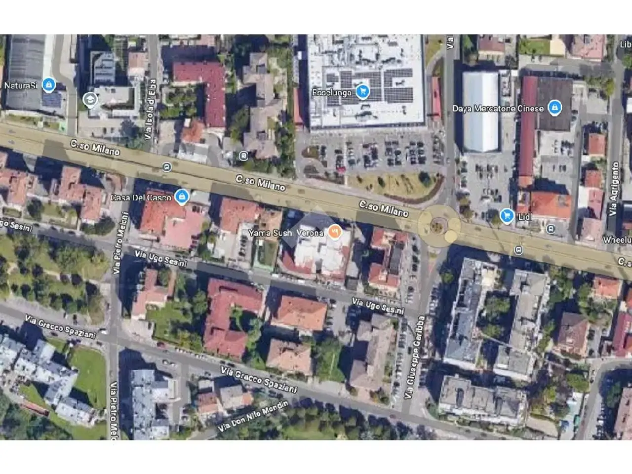 Negozio in Via Ugo Sesini 2, Verona, {3} - Planimetria 1