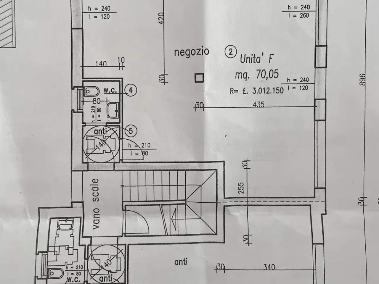 Negozio in , Rosa', {3} - Planimetria 1