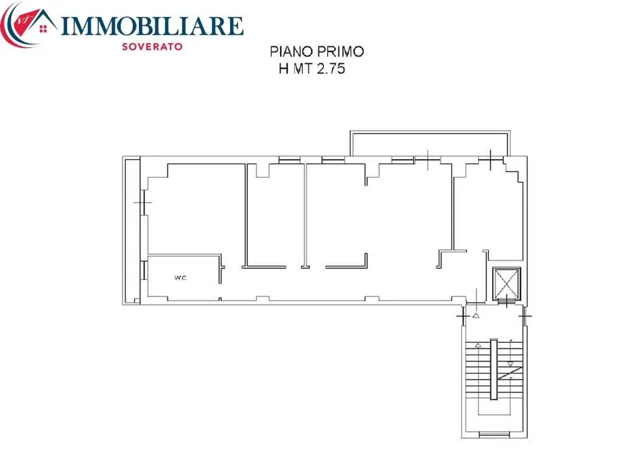 Ufficio in Via San Martino 3, Soverato, {3} - Planimetria 1