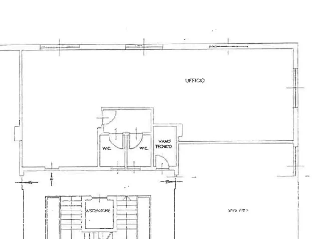 Ufficio in Strada Statale 24 del Monginevro, Alpignano, {3} - Planimetria 1