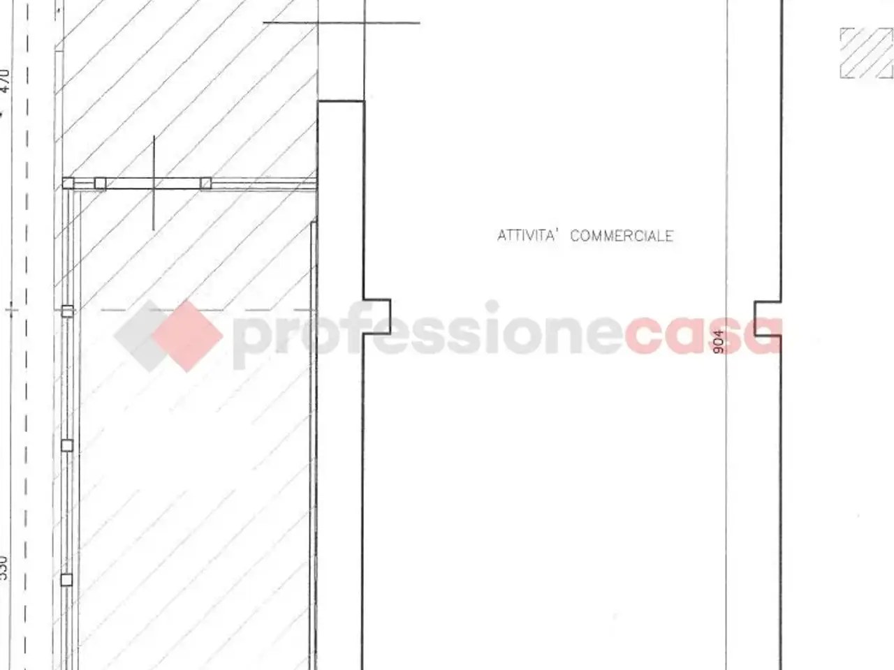 Negozio in Via Niccolini  73, San Giuliano Terme, {3} - Planimetria 1