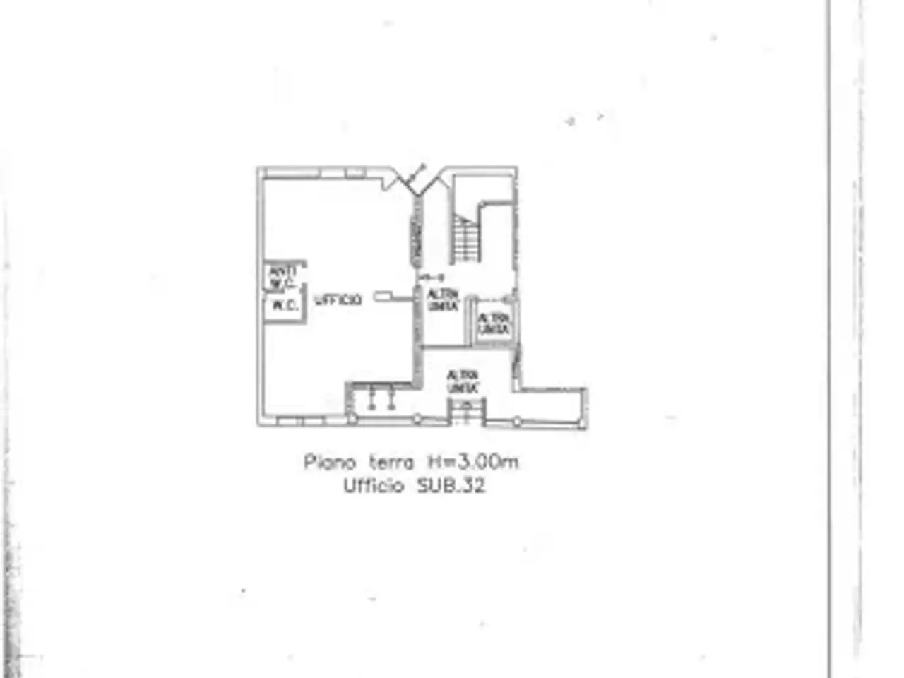 Ufficio in Vicolo del Lavatoio 33, Pordenone, {3} - Planimetria 1