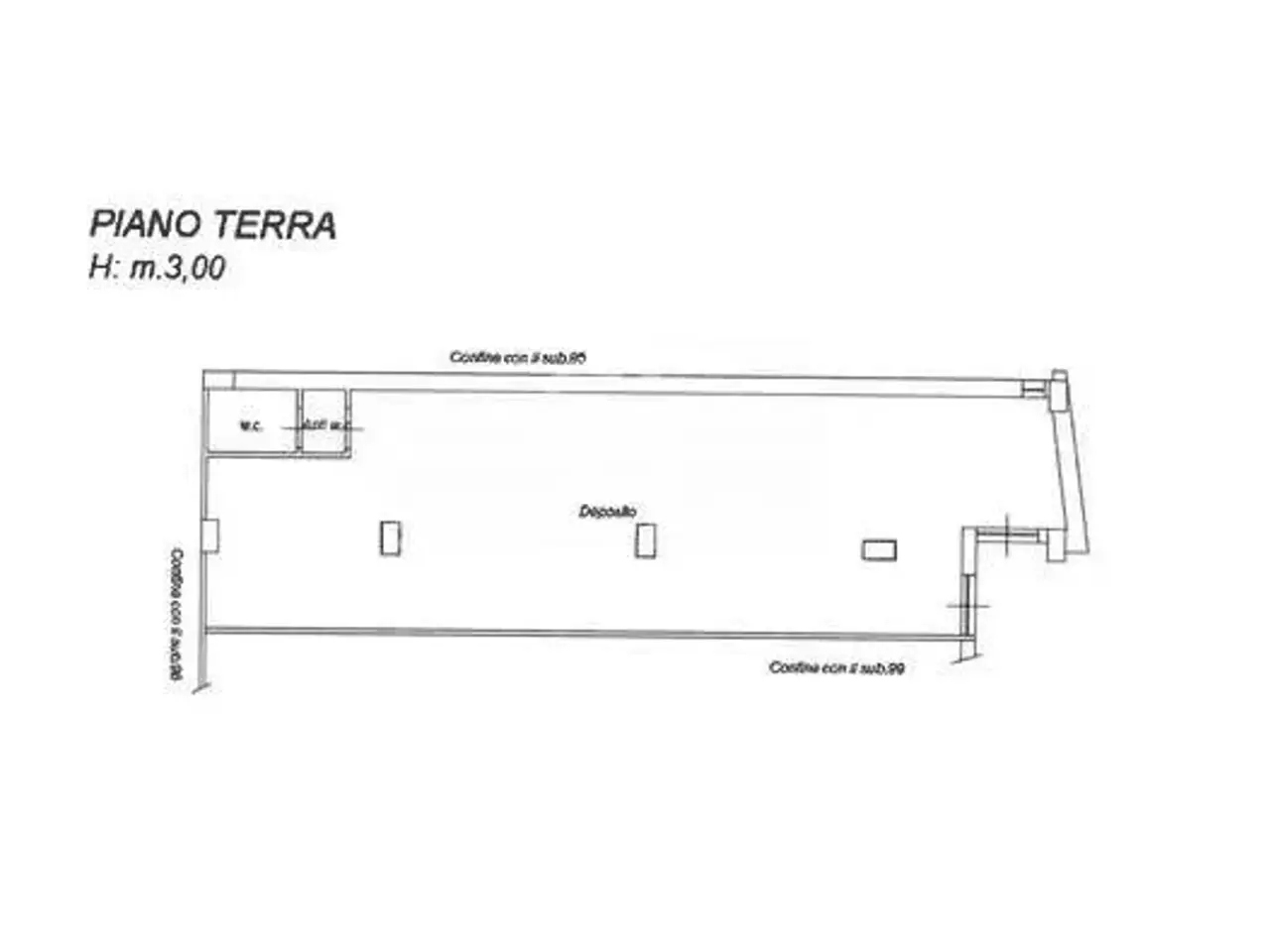 Negozio in Via Trapani Rocciola 3b, Modica, {3} - Planimetria 1
