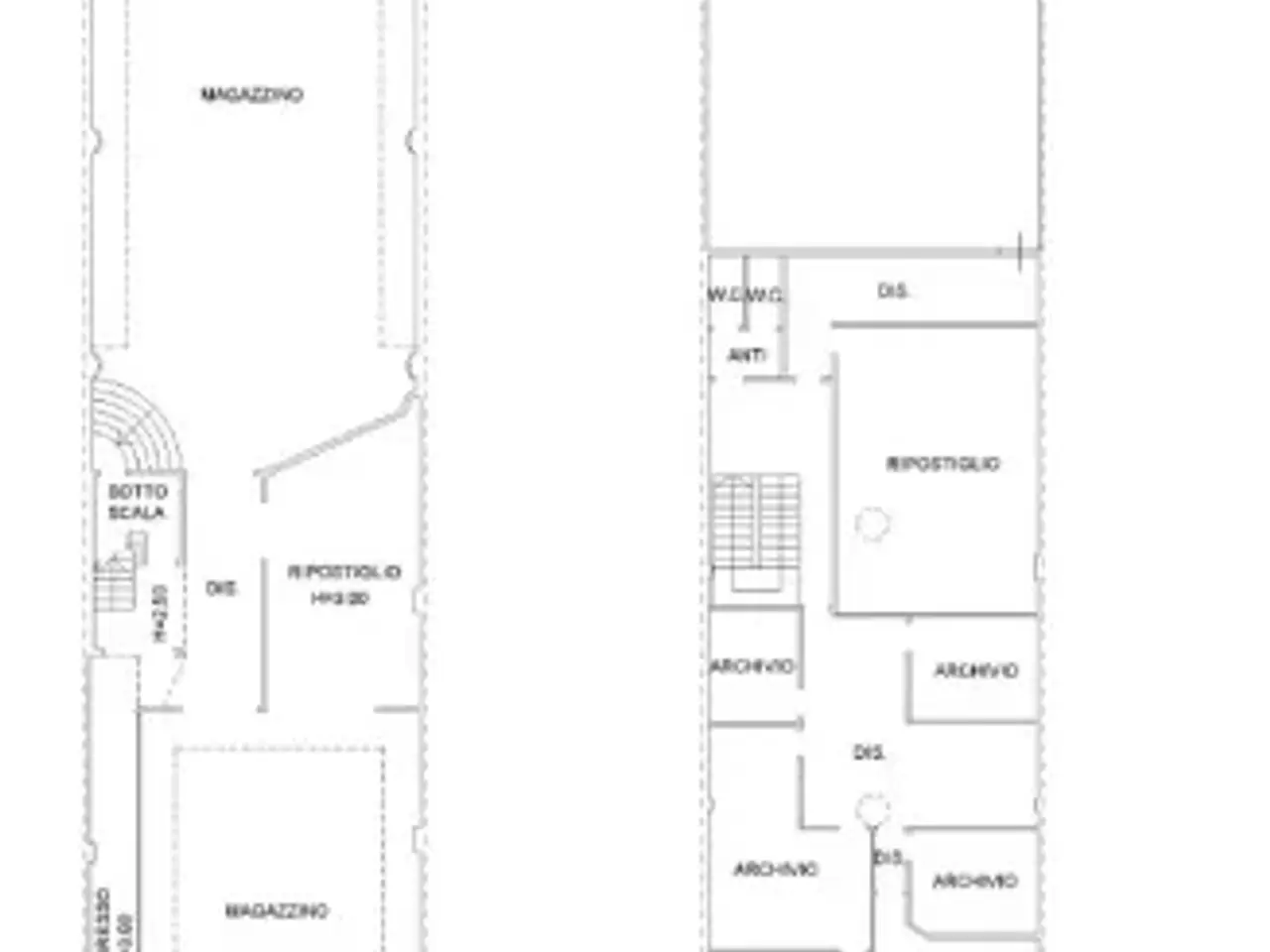 Negozio in Via Sassonia 23, Rimini, {3} - Planimetria 1