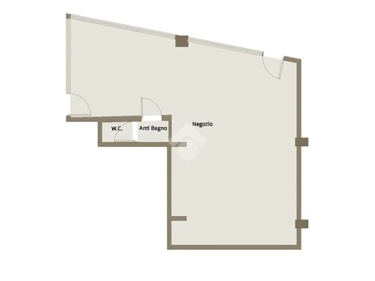 Negozio in Via Caltana 5, Campodarsego, {3} - Planimetria 1