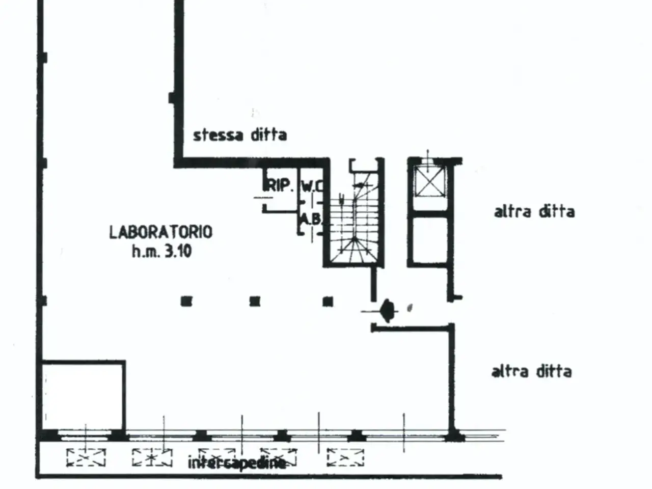 Negozio in Via Ponte Seveso 40, Milano, {3} - Planimetria 1