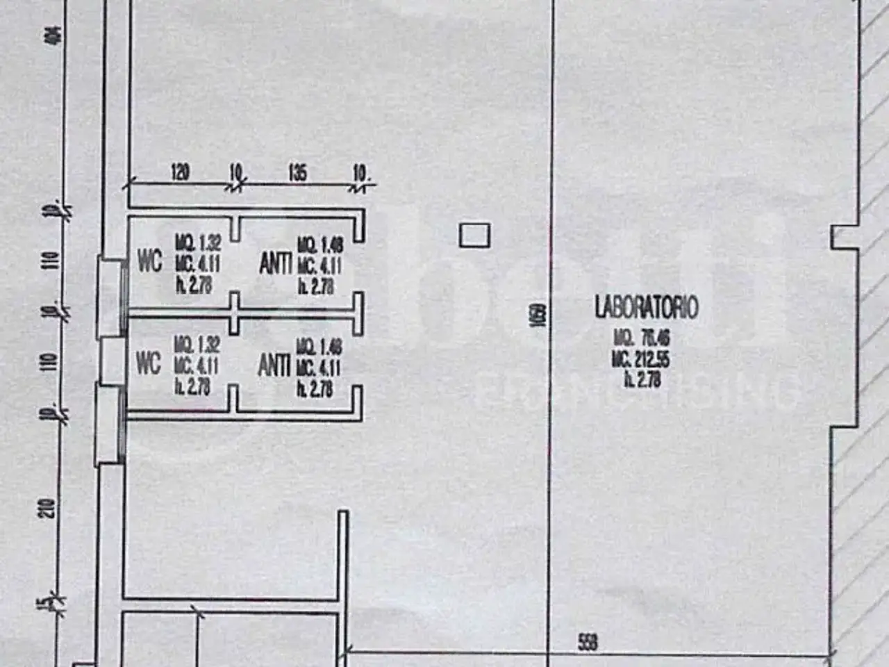 Laboratorio in Via Salata 8, Noventa Padovana, {3} - Planimetria 1