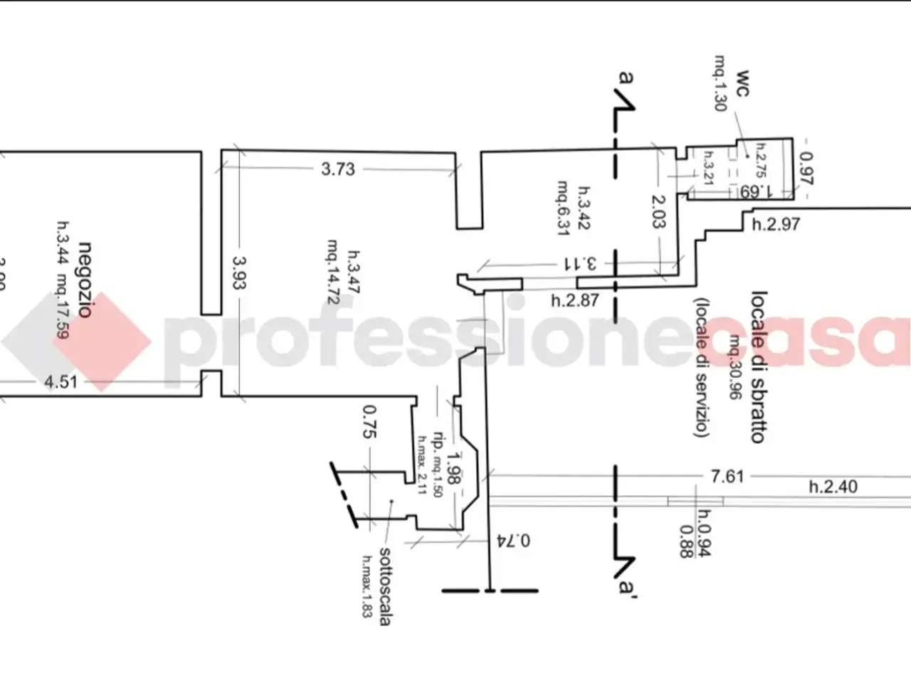 Negozio in , Firenze, {3} - Planimetria 1