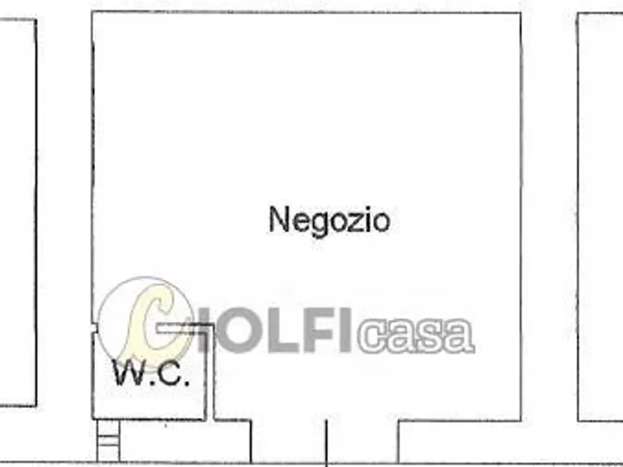 Negozio in Largo San Domenico 13, Cassino, {3} - Planimetria 1