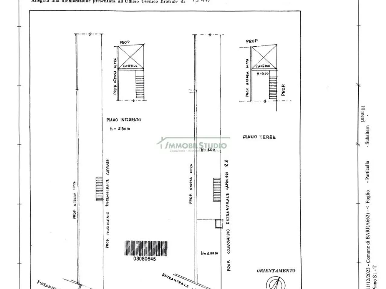 Negozio in Via Giuseppe Capruzzi, Bari, {3} - Planimetria 1