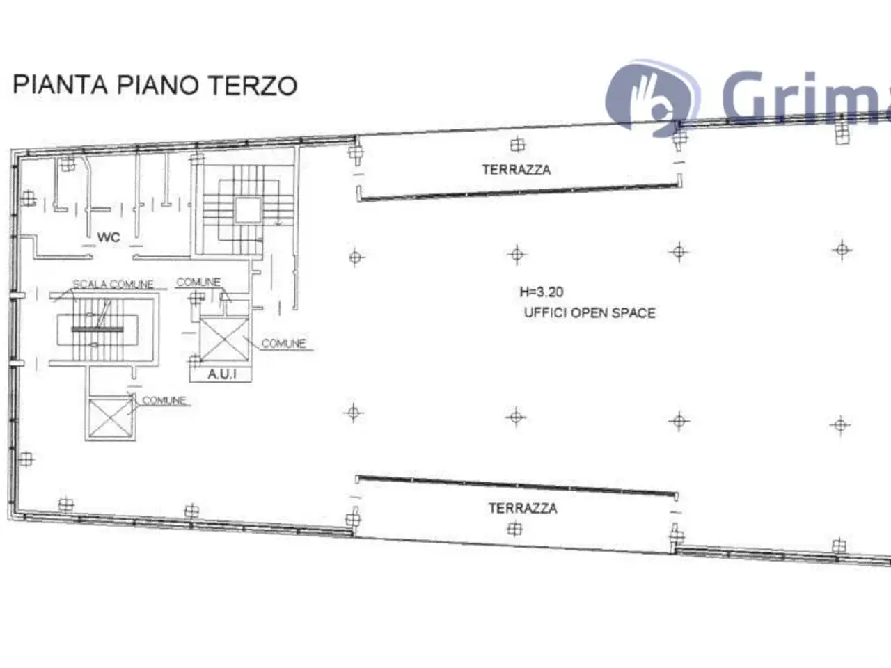 Ufficio in Corso Libertà 57, Vercelli, {3} - Planimetria 1