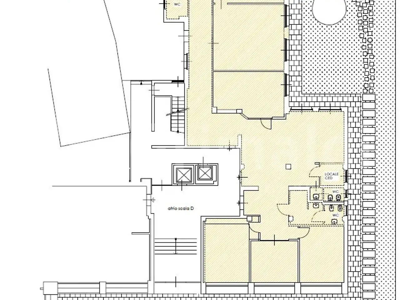 Ufficio in Foro Buonaparte 12, Milano, {3} - Planimetria 1