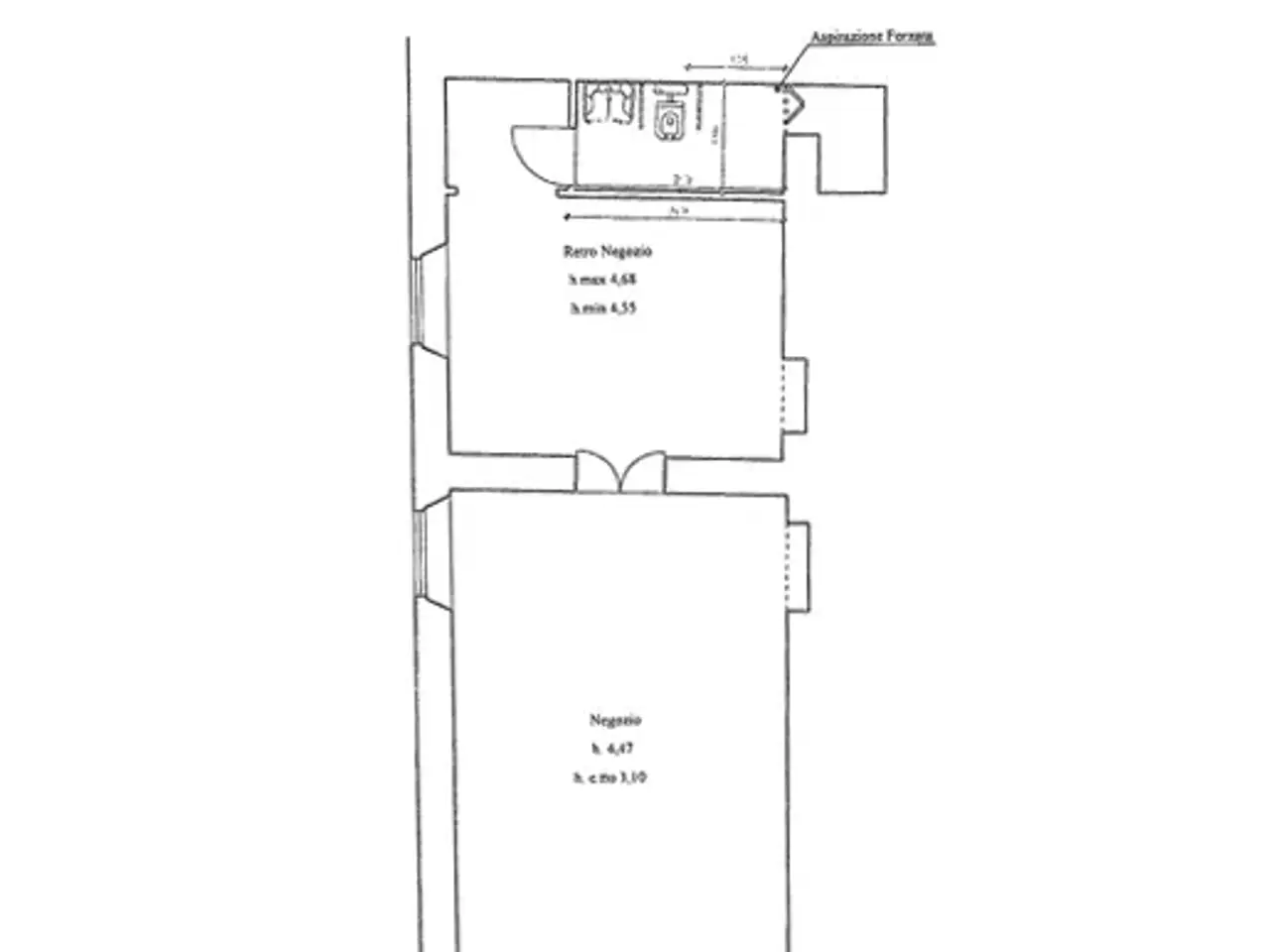 Locale commerciale in , Lucca, {3} - Planimetria 1