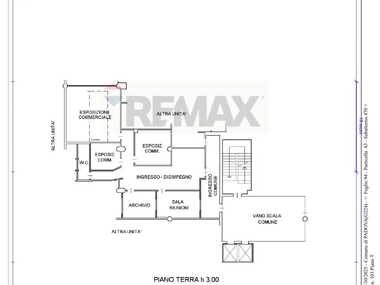 Ufficio in Via Longhin 103, Padova, {3} - Planimetria 1