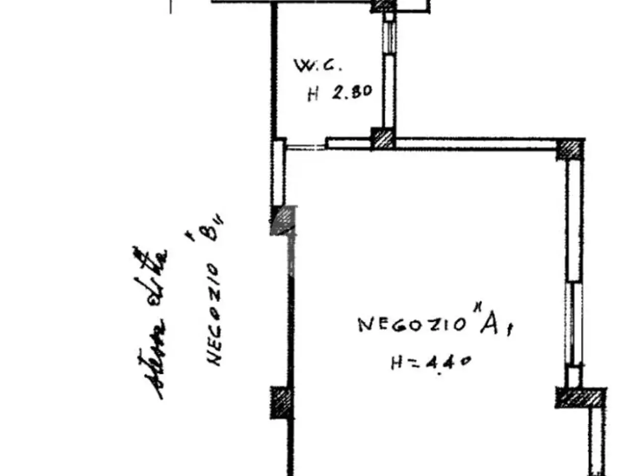 Negozio in Via Abate Aligerno 16, Cassino, {3} - Planimetria 1