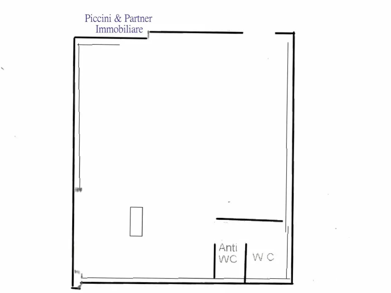 Negozio in Via del Conservificio, Bastia Umbra, {3} - Planimetria 1
