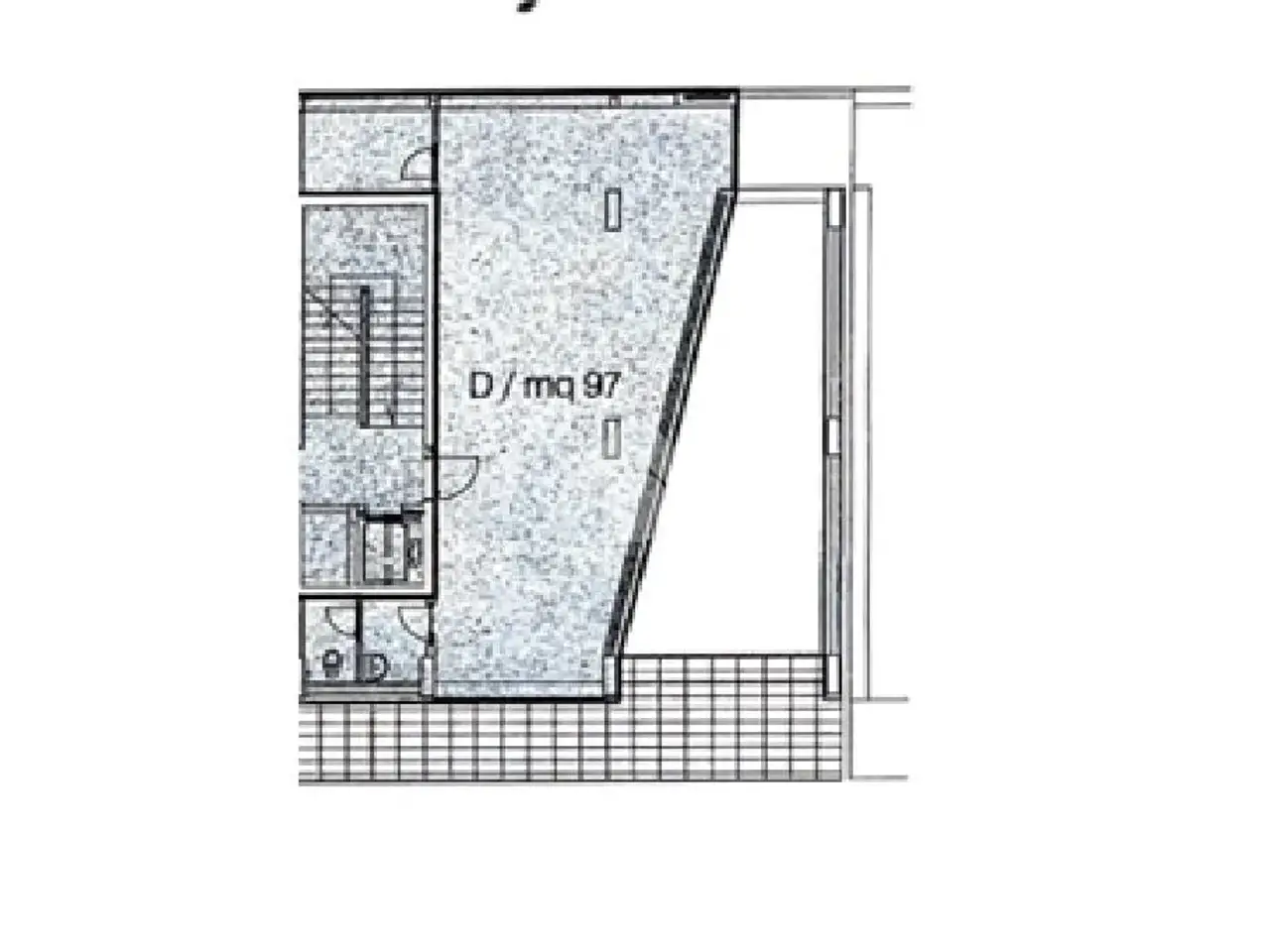 Ufficio in Via Padre Giglio 10, Cosenza, {3} - Planimetria 1
