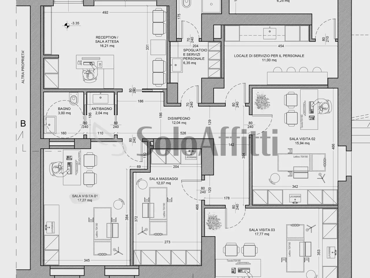Negozio in , Cabiate, {3} - Planimetria 1