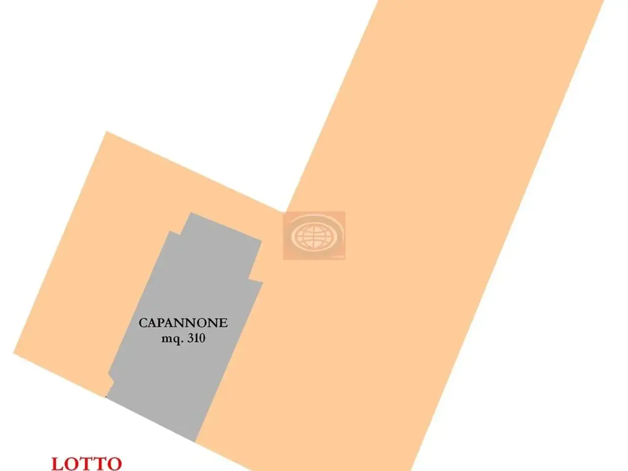 Capannone in , Cesena, {3} - Planimetria 1