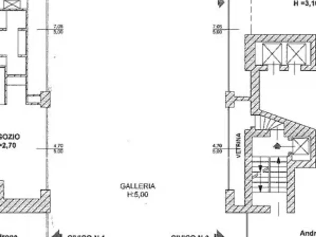 Negozio in Via Pietro Verri, Milano, {3} - Planimetria 1