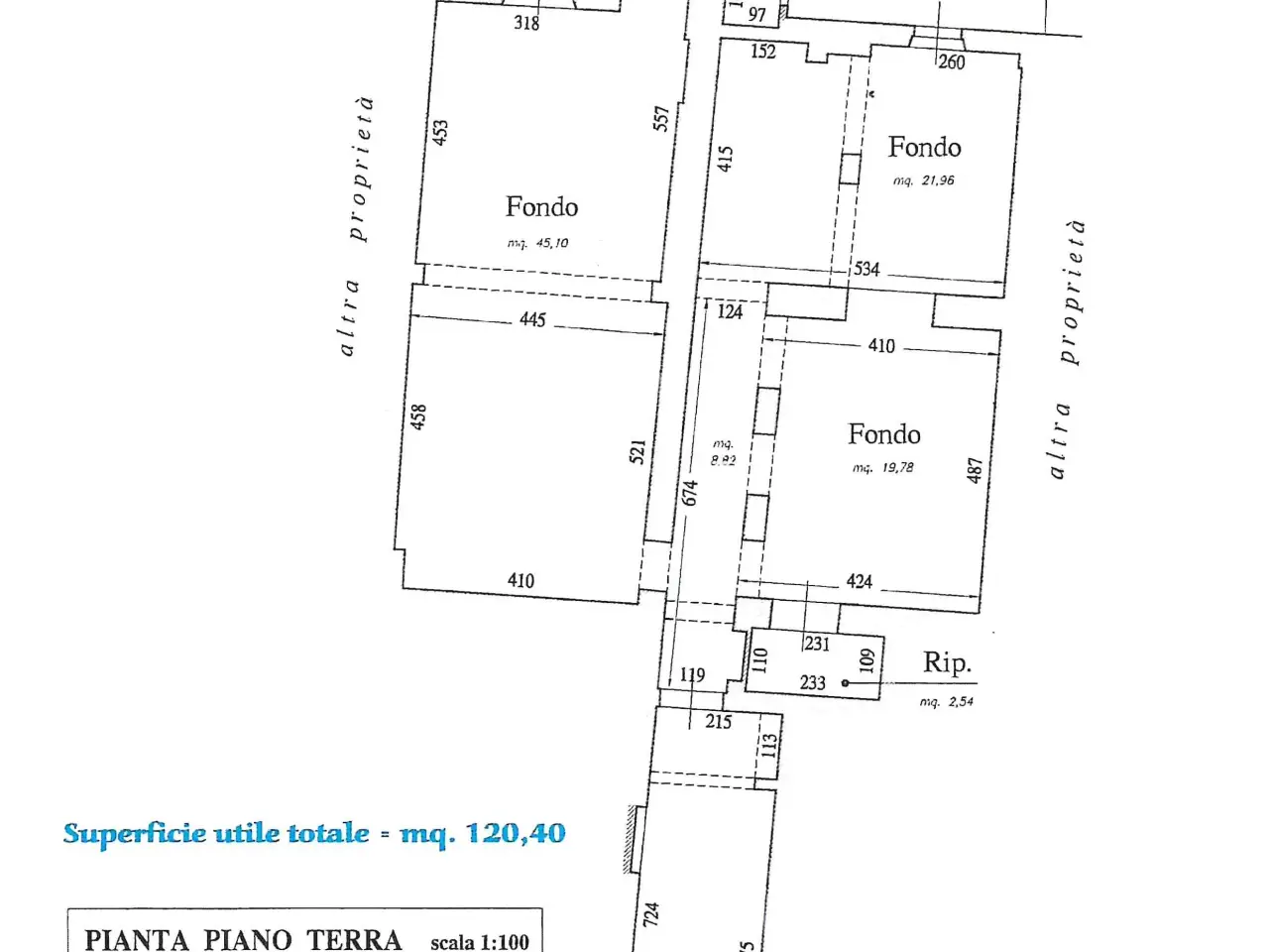Laboratorio in , Pisa, {3} - Planimetria 1