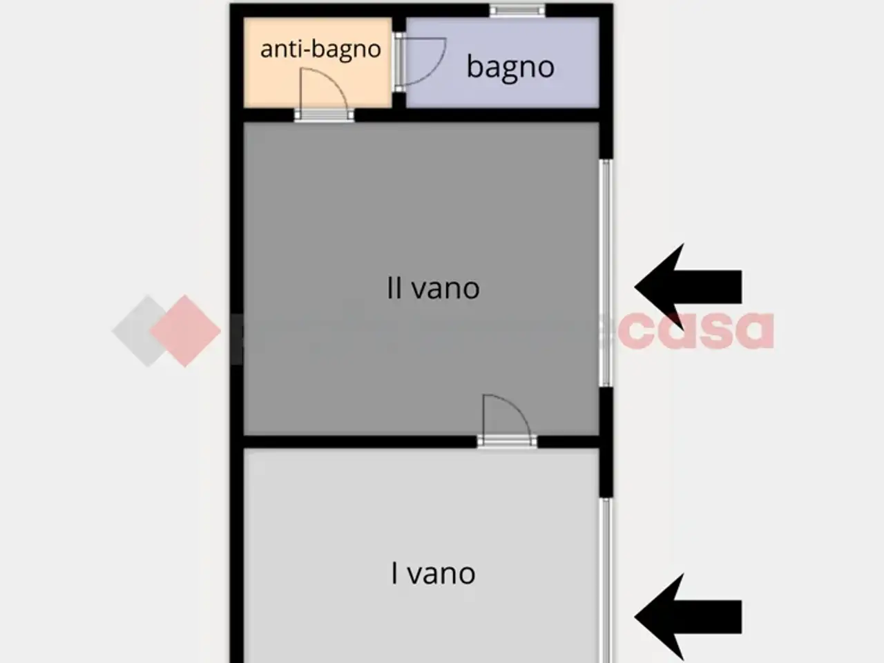 Negozio in Via Giancandido Pastorelli 13, L'Aquila, {3} - Planimetria 1