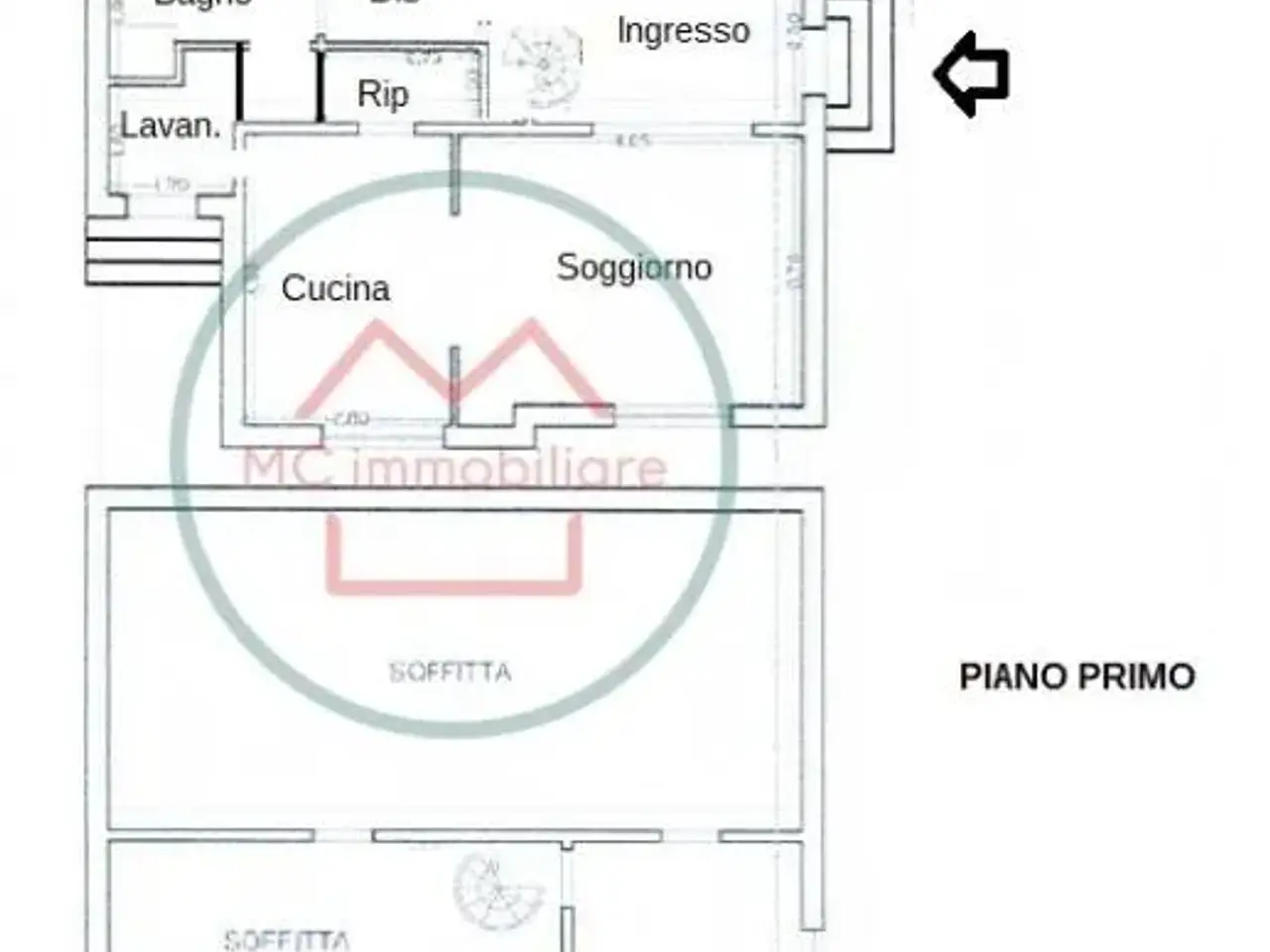Villa in vendita, Viale della Costituzione, Ponte Buggianese - Planimetria 1