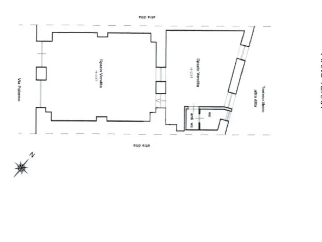 Negozio in Via Palermo 288, Messina, {3} - Planimetria 1