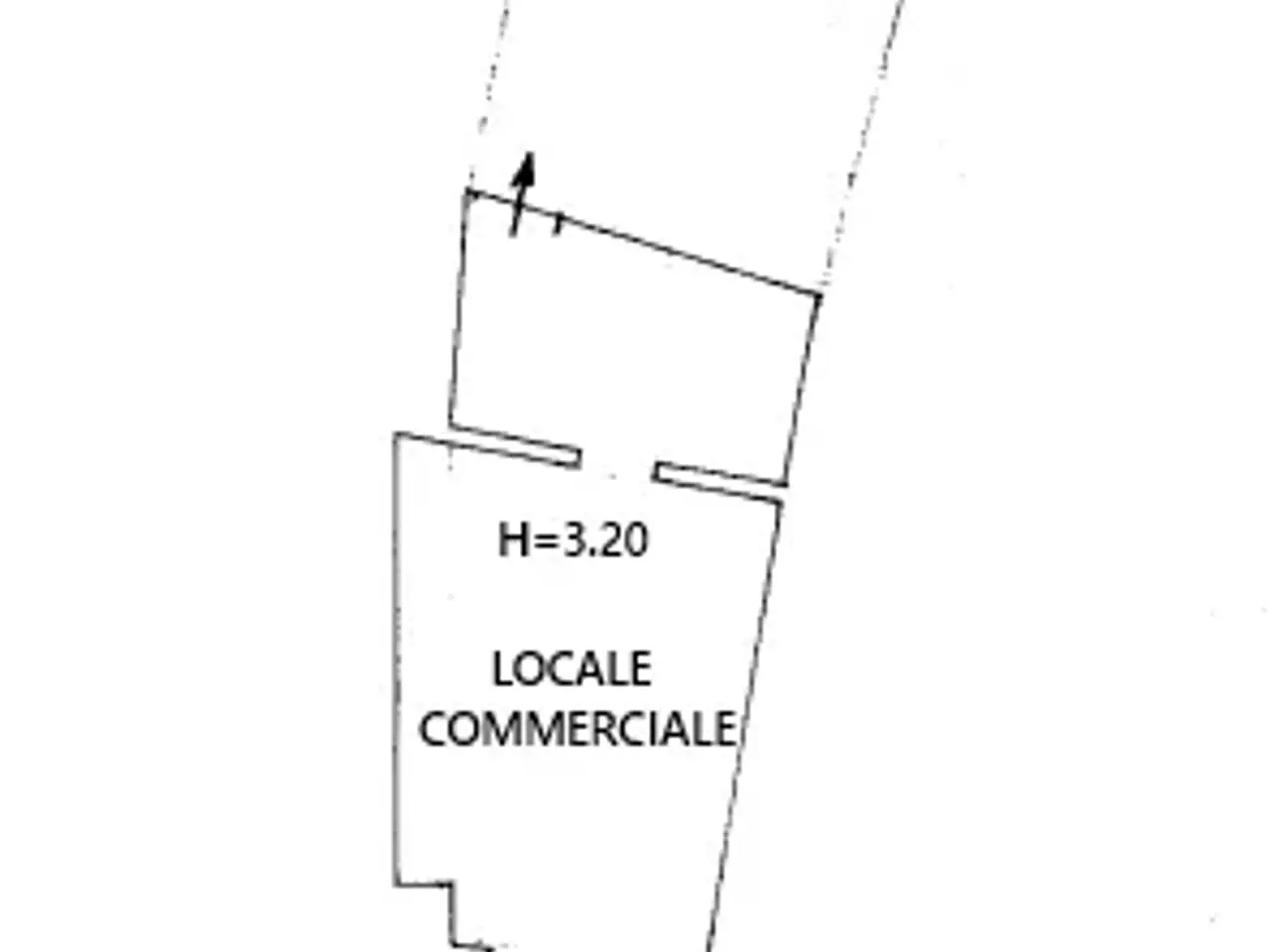Negozio in Via del Circo, Perugia, {3} - Planimetria 1