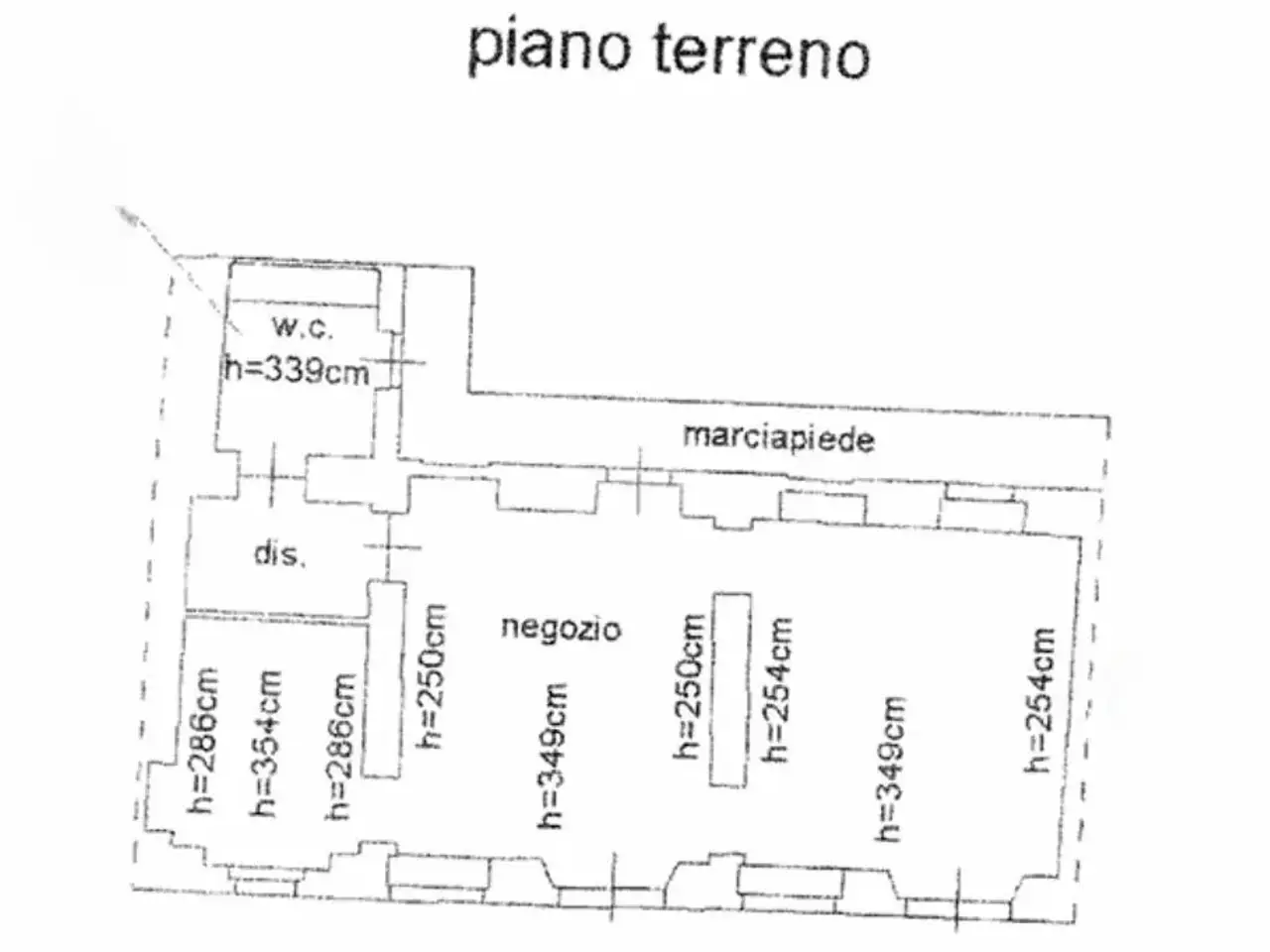 Negozio in Corso Torino 40, Rivarolo Canavese, {3} - Planimetria 1