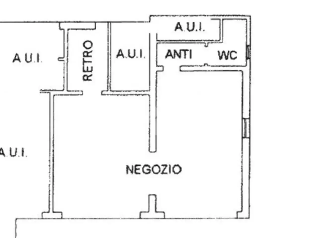 Negozio in Viale San Martino 56, Riccione, {3} - Planimetria 1