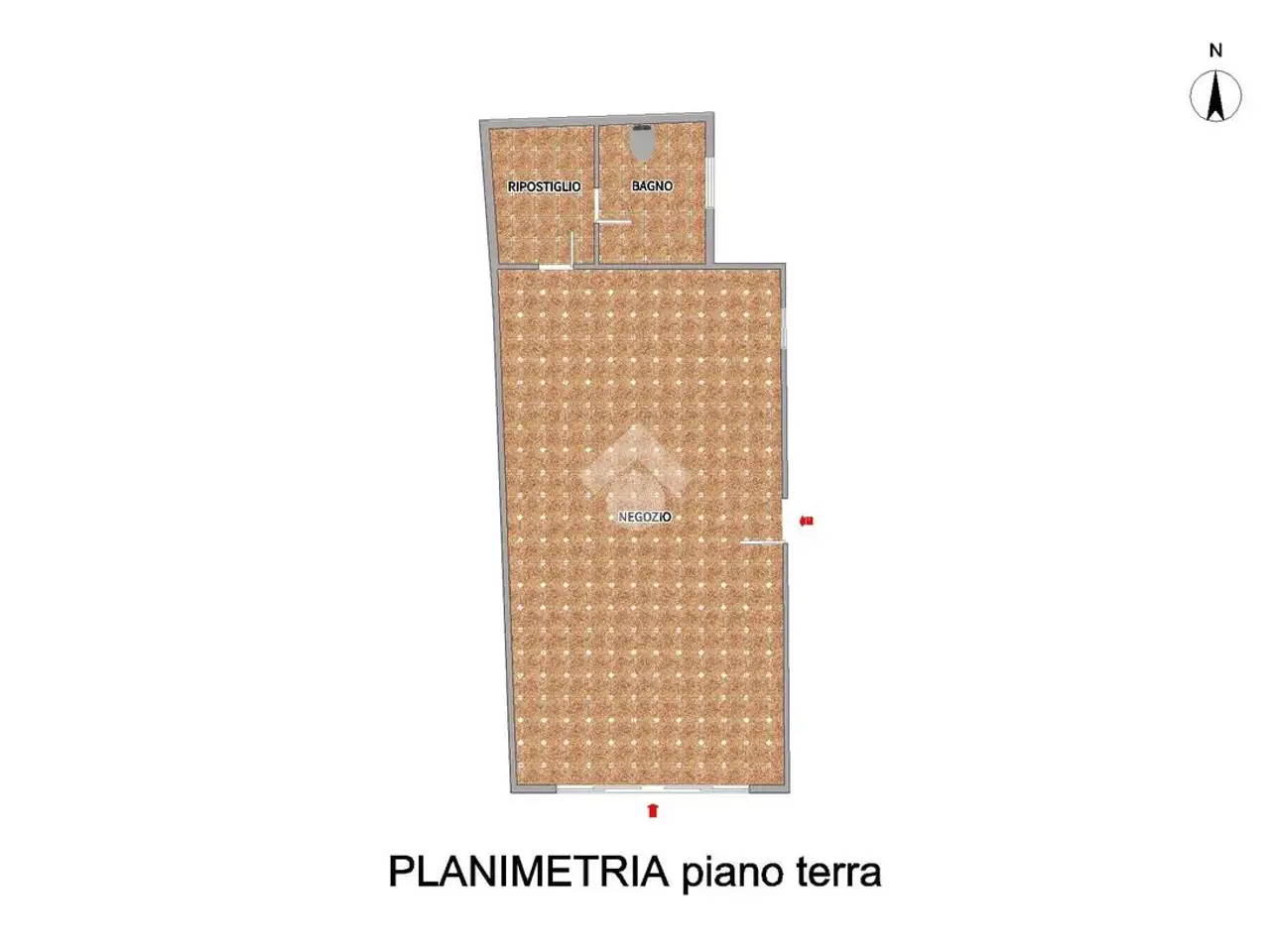 Negozio in Via Roma 7, Pieve D'Olmi, {3} - Planimetria 1