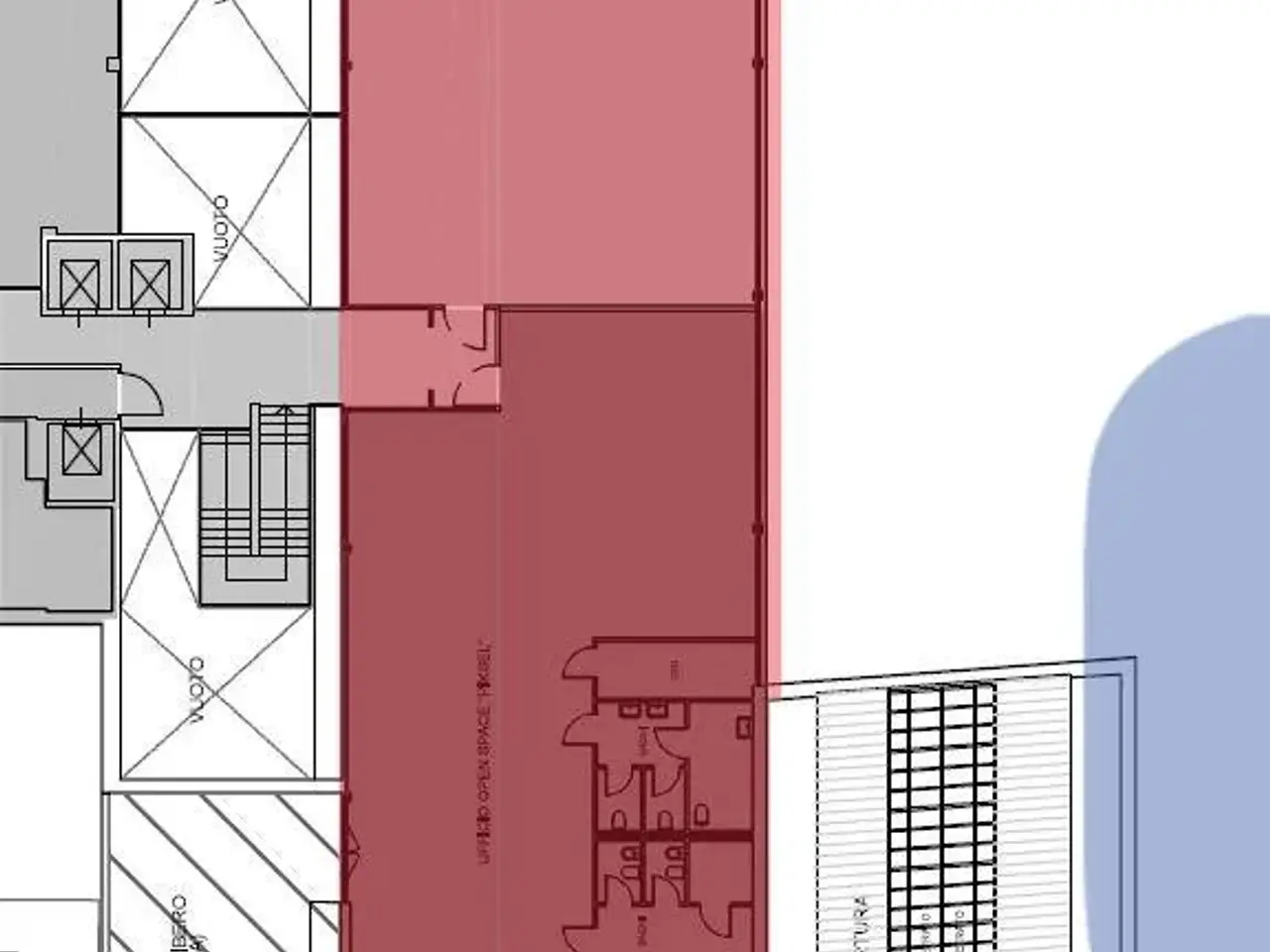 Ufficio in Via Rucellai Bernardo, Milano, {3} - Planimetria 1