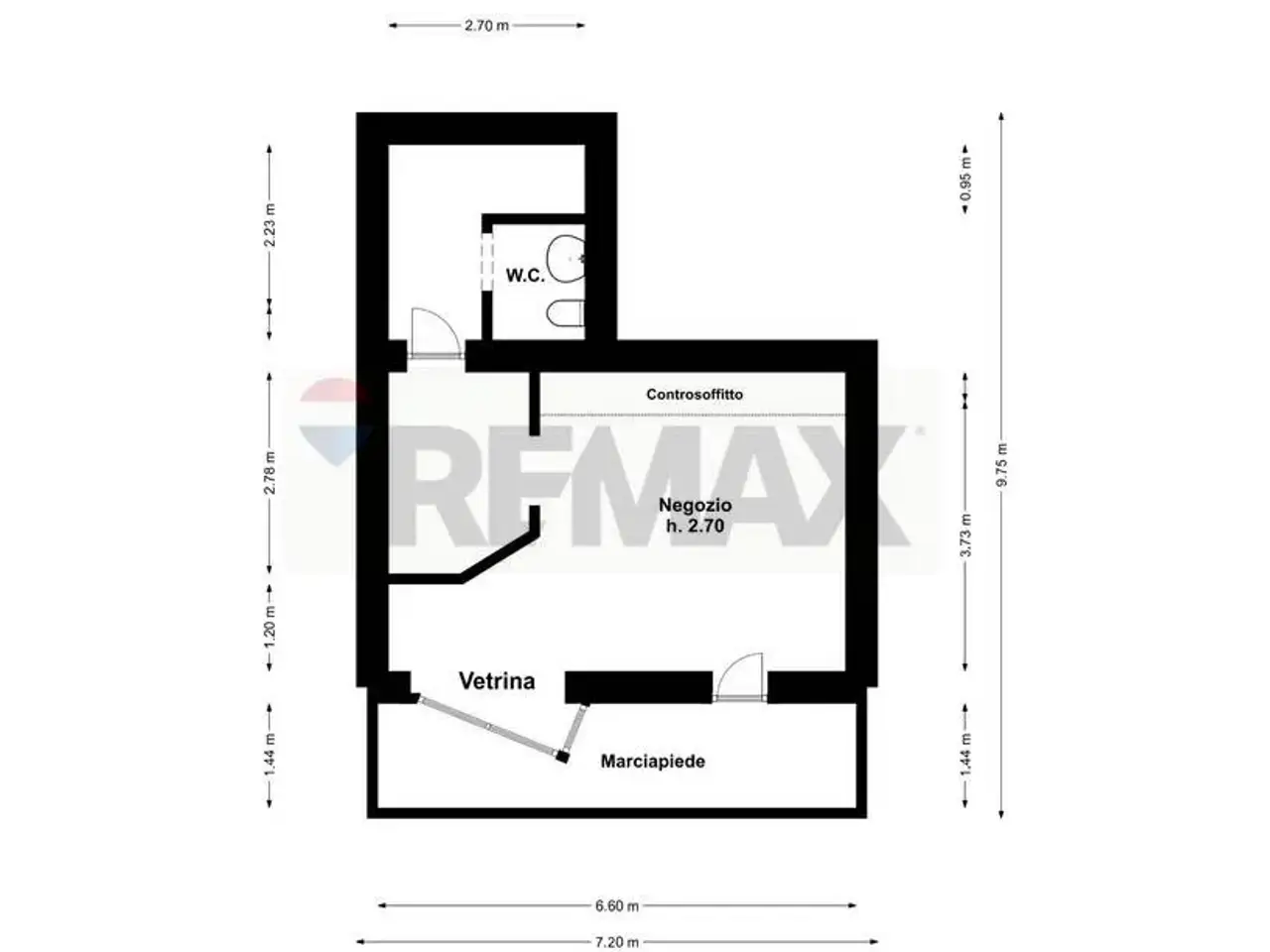 Negozio in , Berzo Inferiore, {3} - Planimetria 1