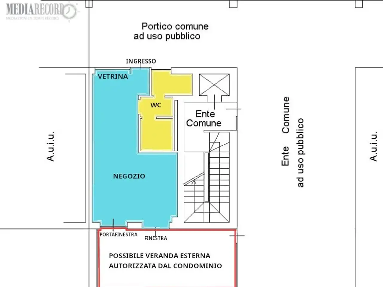 Negozio in , Saronno, {3} - Planimetria 1