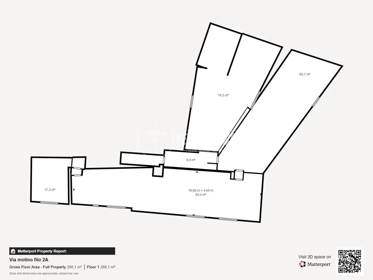 Negozio in Via dei Mulini 2/a, Verano Brianza, {3} - Planimetria 1