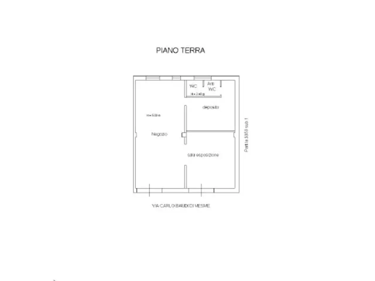 Negozio in , Cagliari, {3} - Planimetria 1