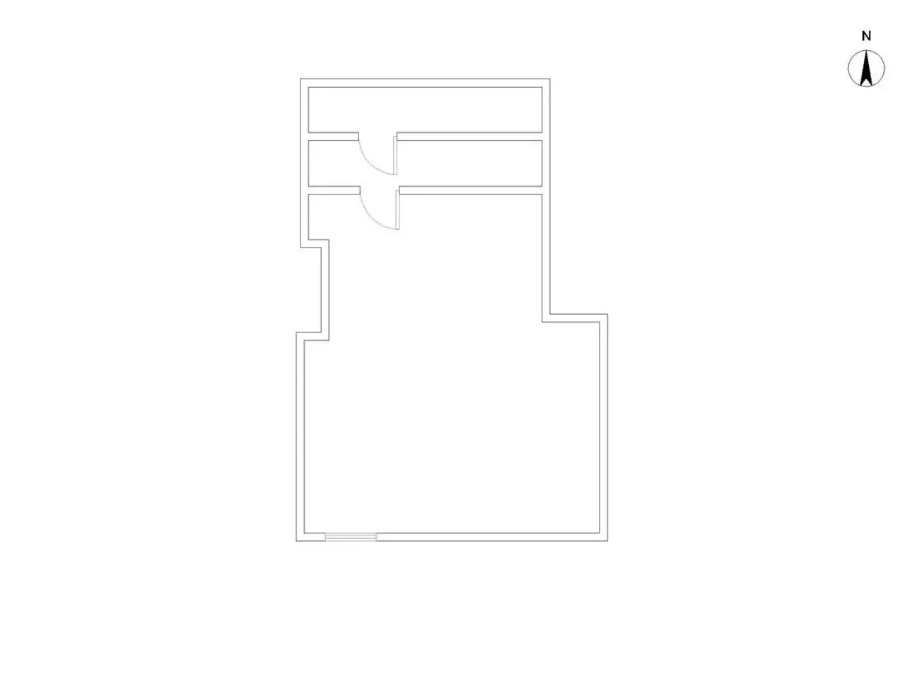 Negozio in Via S. Bernardino, Bergamo, {3} - Planimetria 1