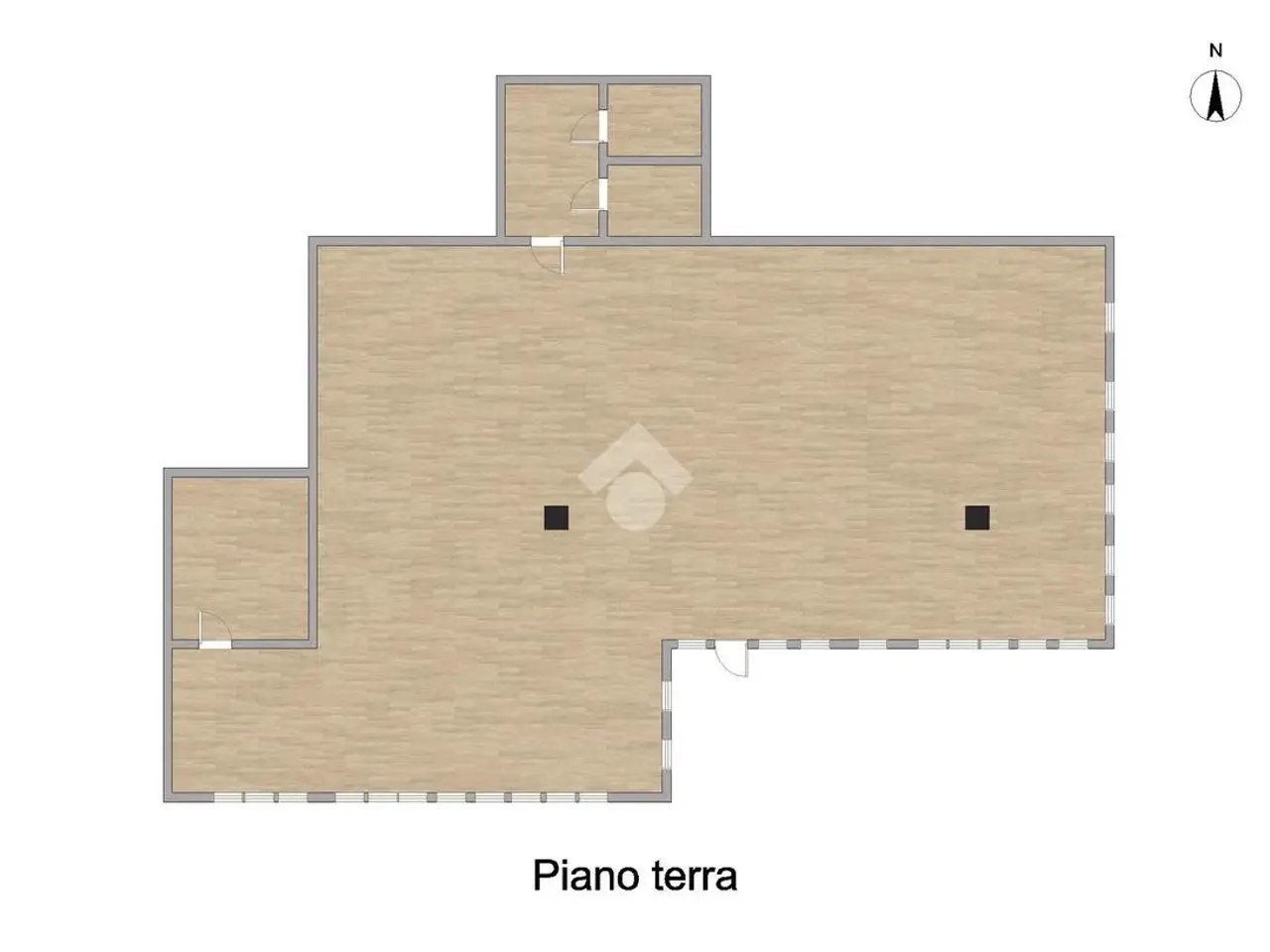 Negozio in Via Roma 2, Piombino Dese, {3} - Planimetria 1