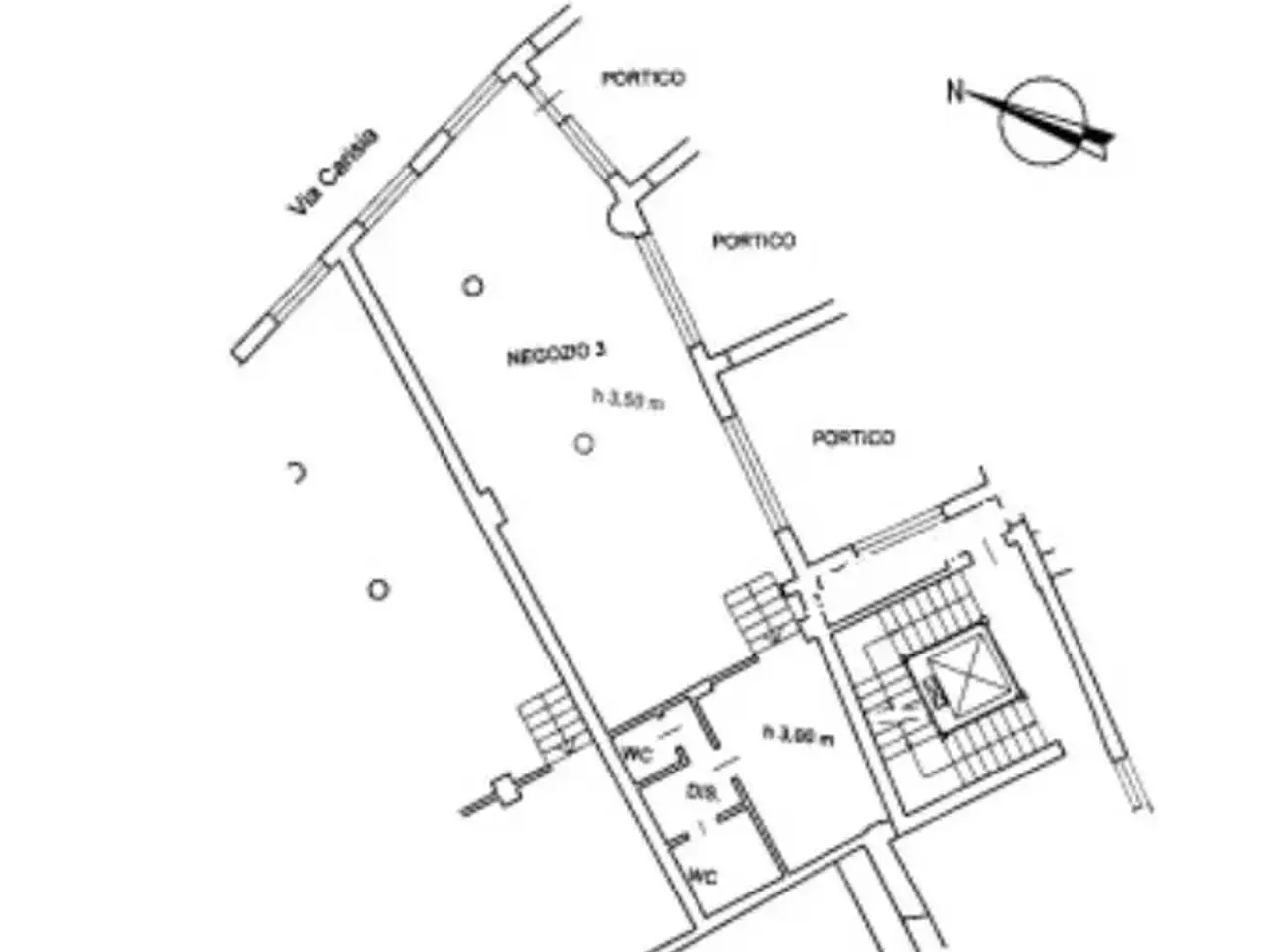 Negozio in Via Carisia 3, Rivarolo Canavese, {3} - Planimetria 1