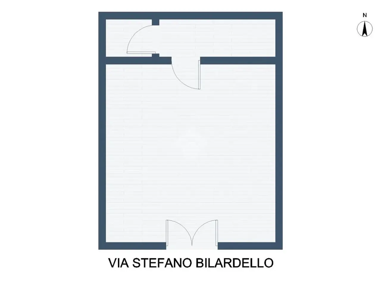 Negozio in Via Stefano Bilardello 9, Palermo, {3} - Planimetria 1