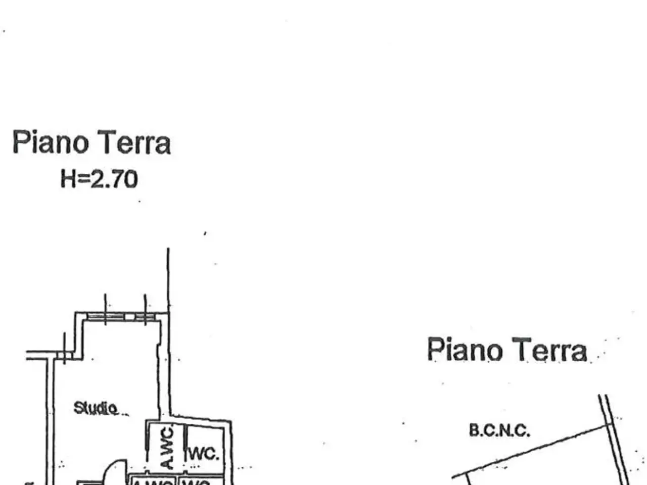 Ufficio in Ufficio Via Tevere 73, Assemini, {3} - Planimetria 1