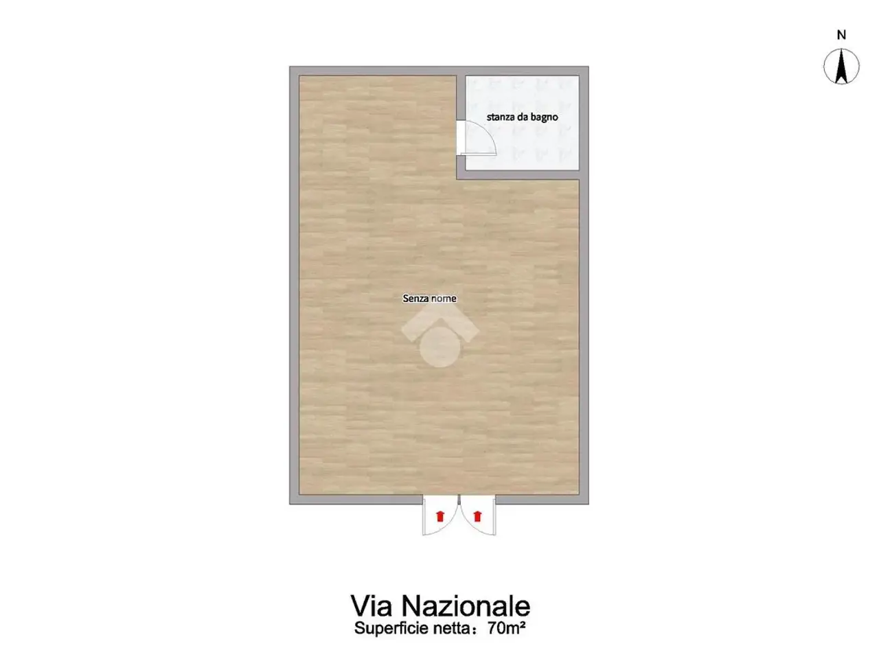 Magazzino in Via Nazionale 133, Corigliano-Rossano, {3} - Planimetria 1