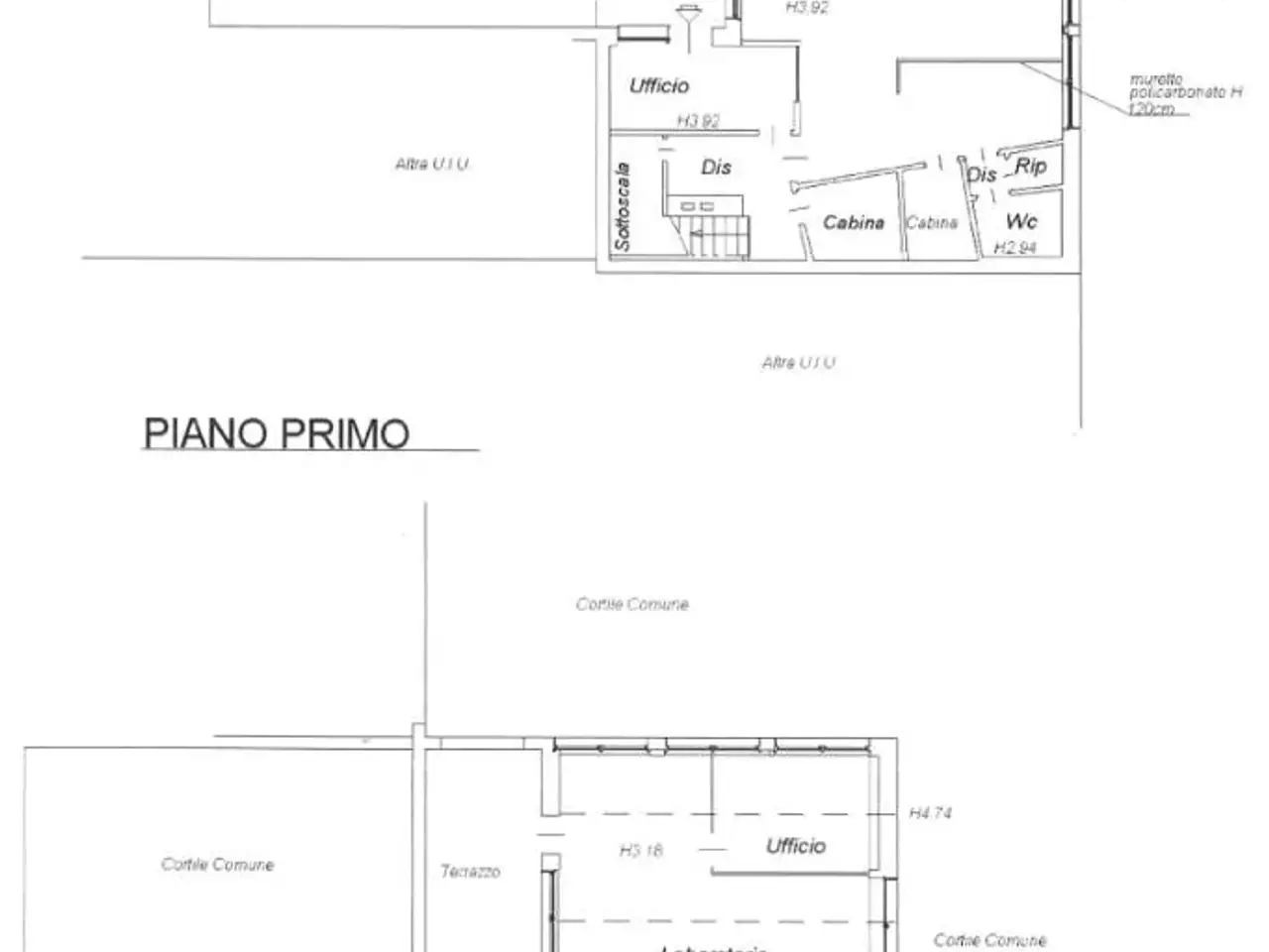 Ufficio in Via Enrico Caviglia, Milano, {3} - Planimetria 1