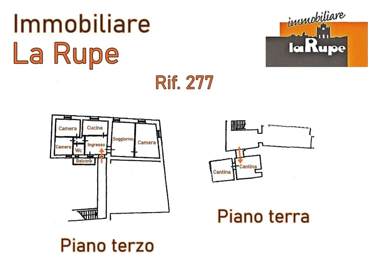 Appartamento in vendita, Via Gualverio Michelangeli, Orvieto - Planimetria 1