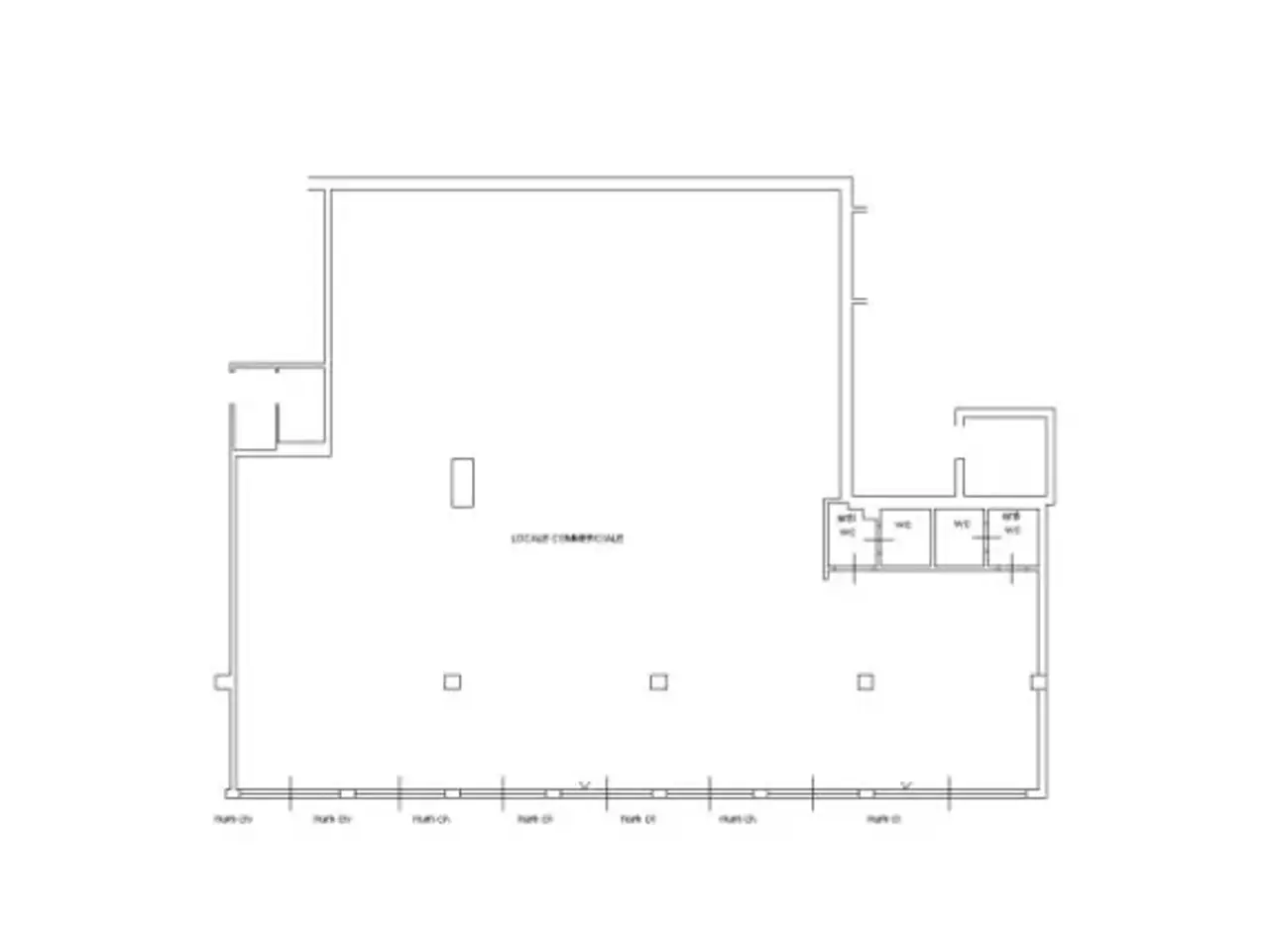 Negozio in Via Tuscolana, Roma, {3} - Planimetria 1