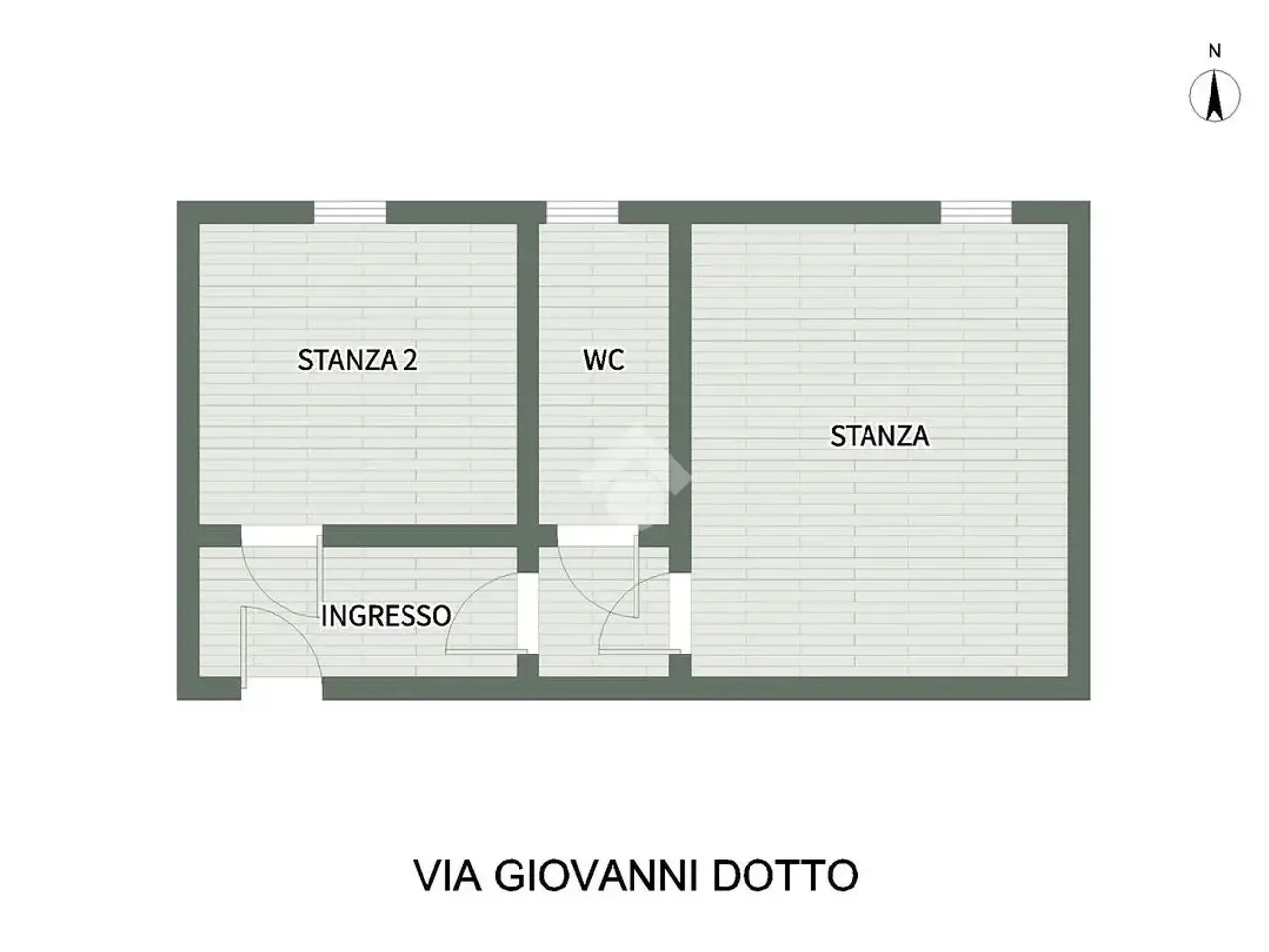 Ufficio in Via Giovanni Dotto 12, Palermo, {3} - Planimetria 1